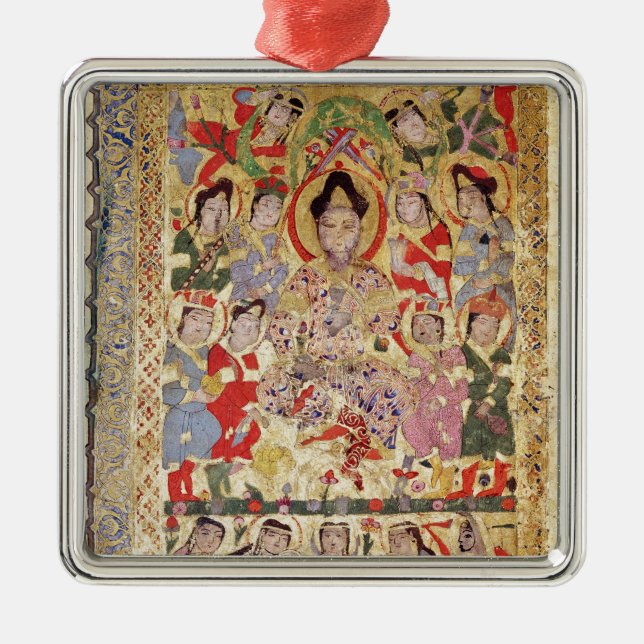 Ein Dichter-Sänger, Musiker und Sänger Ornament Aus Metall (Vorne)