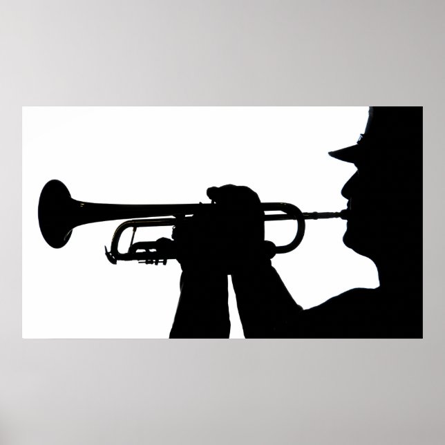 Ein Dienstmitglied spielt eine Melodie Poster (Vorne)