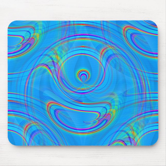 Ein digitales Abstrakte ist verloren Mousepad (Vorne)