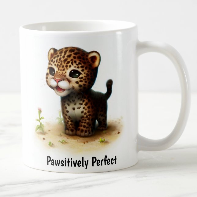 Ein digitales Bild eines Niedlichen Jaguars Kaffeetasse (Von Creator hochgeladen)