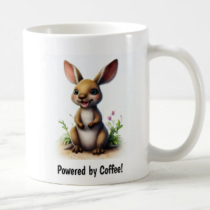 Ein digitales Bild eines Niedlichen Kangaroo Kaffeetasse