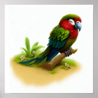 Ein digitales Bild eines Niedlichen Militärs