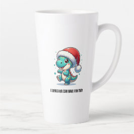 Ein Dinosaurier kann auch Spaß haben! Milchtasse