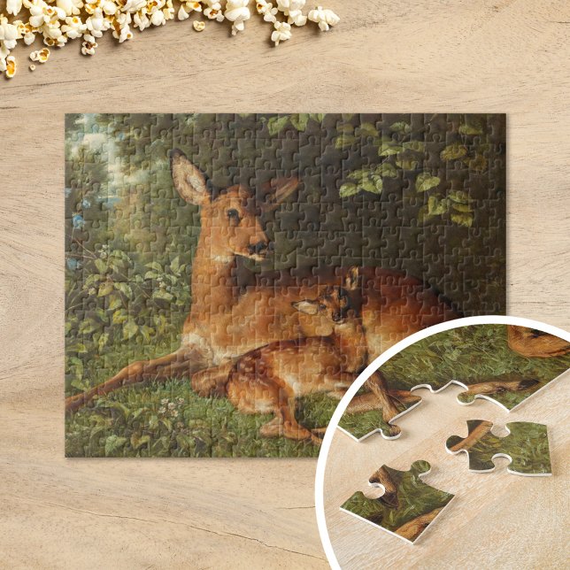 Ein Doe mit Fawn | Carl Schweninger, Jr. Puzzle (Von Creator hochgeladen)