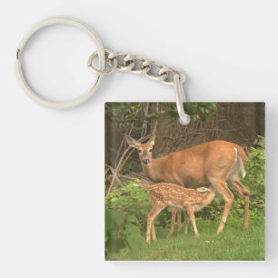 Ein Doh und ihre Fawn Schlüsselanhänger