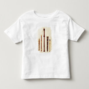 Ein doppeltes Flageolett, eine deutsche Flöte, ei Kleinkind T-shirt