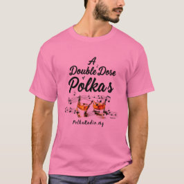 Ein doppeltes Maß an Polka-T-Shirt T-Shirt