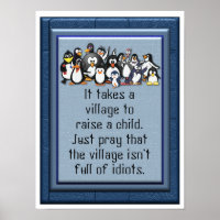 Ein Dorf - Art Poster