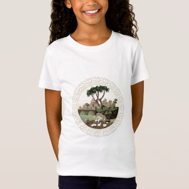 Ein Dorf im Mittelalter T-Shirt (Vorderseite)
