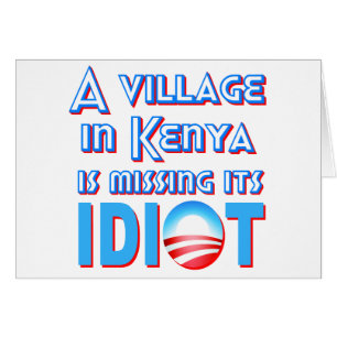 Ein Dorf in Kenia ist sein Idiot Obama vermisst
