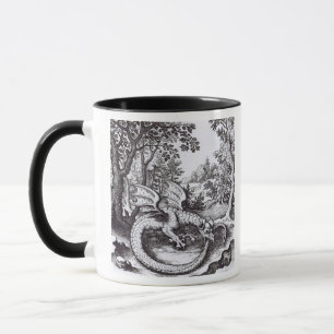 Ein Drache im Wald Tasse