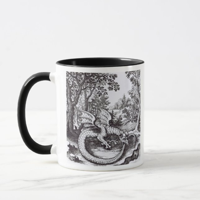Ein Drache im Wald Tasse (Links)
