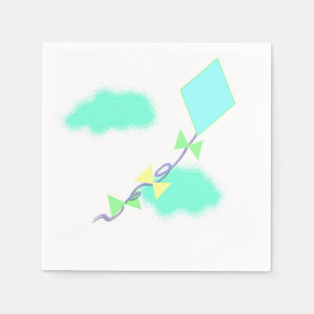 Ein Drachen fliegen Serviette (Vorderseite)