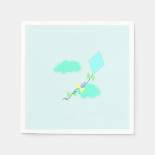 Ein Drachen fliegen Serviette (Vorderseite)