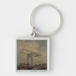 Ein Drawbridge in einer niederländischen Stadt, Schlüsselanhänger