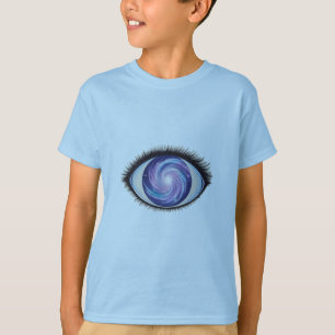Ein drittes Auge mit strahlenden Linien T-Shirt