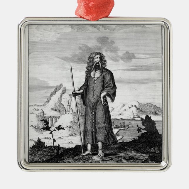 Ein Druide Ornament Aus Metall (Vorne)