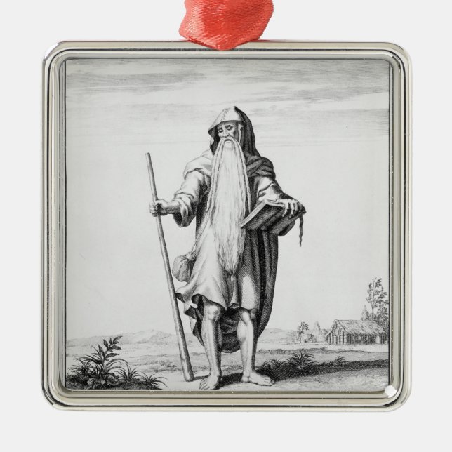 Ein Druide Ornament Aus Metall (Vorne)