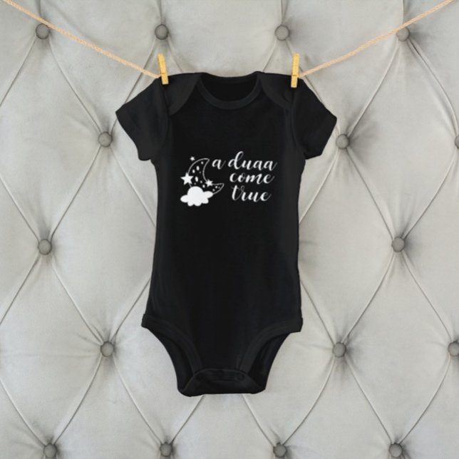 Ein Duaa Come True Muslim Baby Black Bodysuit Strampler (Von Creator hochgeladen)