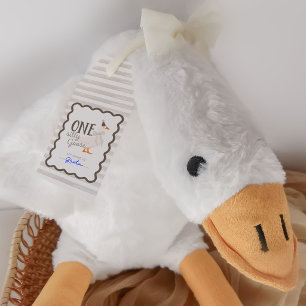 Ein Dummer Gans 1. Geburtstags Adoption Kuscheltie Geschenkanhänger