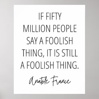 Ein dummes Ding ist ein dummes Ding, egal was pass Poster