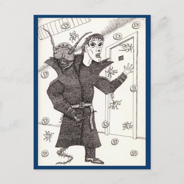 Ein dunkler Scanner Postkarte (Vorderseite)