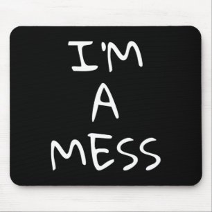 Ein Durcheinander Depression Angstgefühl Mousepad