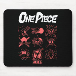 Ein Ece Anime Jolly Rogers Icons Umrisse für Crew Mousepad