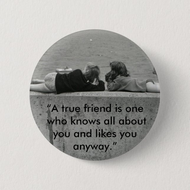 Ein echter Freund Button (Vorderseite)