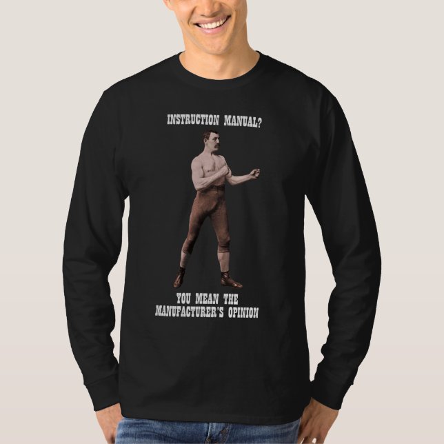 Ein echter übermäßig männlicher Mann T-Shirt (Vorderseite)