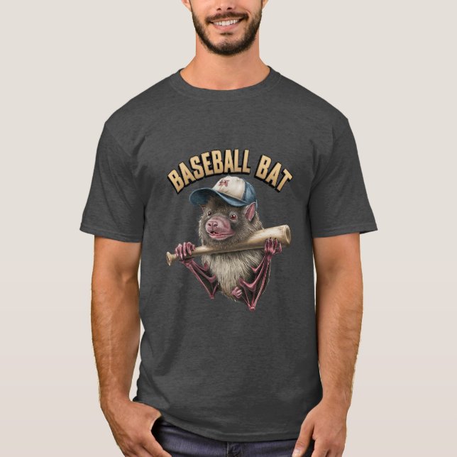 Ein echtes Baseball-Becken T-Shirt (Vorderseite)