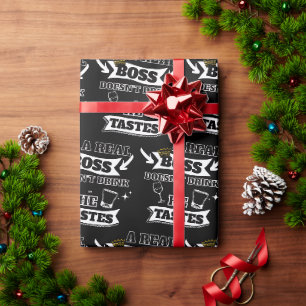 Ein echtes Boss-Zitat (für ihn) Geschenkpapier