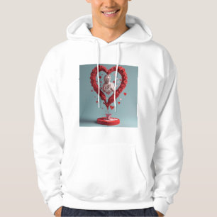 Ein echtes Spiegelbild des Valentinstag Hoodie