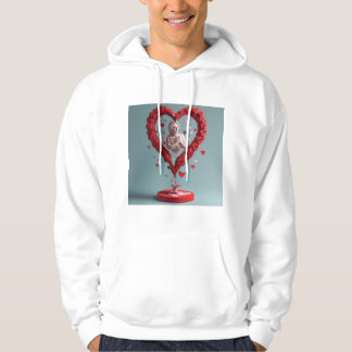Ein echtes Spiegelbild des Valentinstag Hoodie