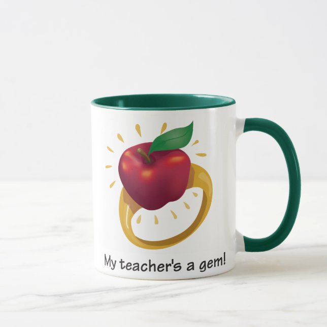 Ein Edelstein meines Lehrers! Tasse (Rechts)