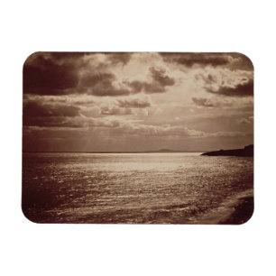 Ein Effekt des Sun, Normandie c.1857 (Sepia-Foto Magnet