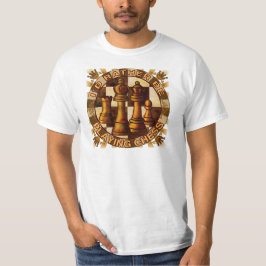Ein eher spielender Schach-T - Shirt