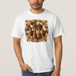 Ein eher spielender Schach-T - Shirt