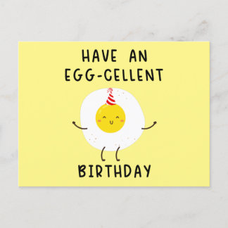 ein Ei-zellent Geburtstag lustiger Geburtstag Postkarte