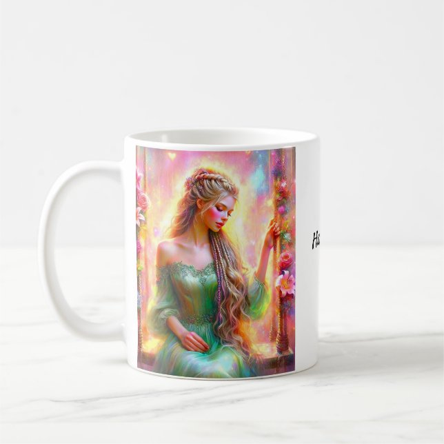 Ein einfacher Cup für tiefe Liebe Kaffeetasse (Links)