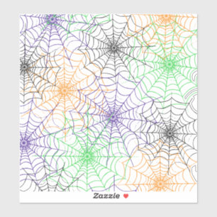 Ein einfaches Halloween-Spinnennetz für Vinyl-Aufk Aufkleber