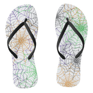 Ein einfaches Halloween-Webmuster Flip Flops