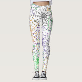 Ein einfaches Halloween-Webmuster Leggings
