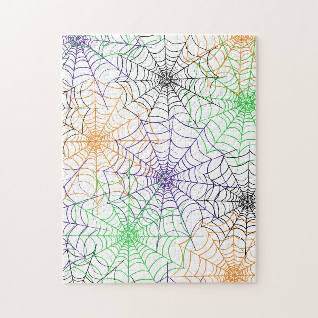 Ein einfaches Halloween-Webmuster Puzzle (Vertikal)
