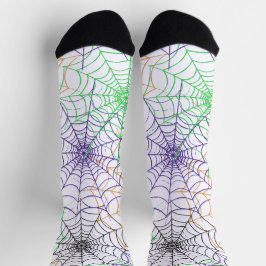 Ein einfaches Halloween-Webmuster Socken