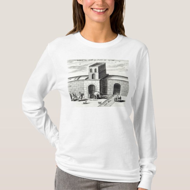 Ein Eingang in der Chinesischen Mauer T-Shirt (Vorderseite)