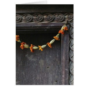 Ein Eingang in Kathmandu