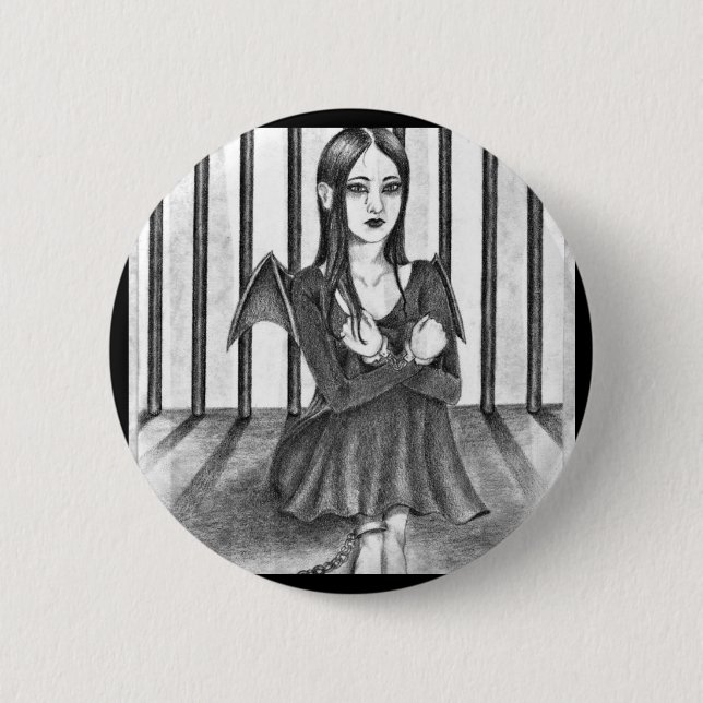 Ein eingesperrter Engel Button (Vorderseite)