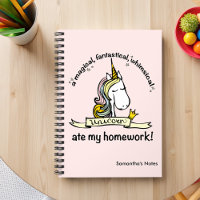 Ein Einhorn Ate My Hausaufgaben Novelty