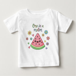 Ein Eins in einem Melon-Individuelle Name Baby T-shirt
